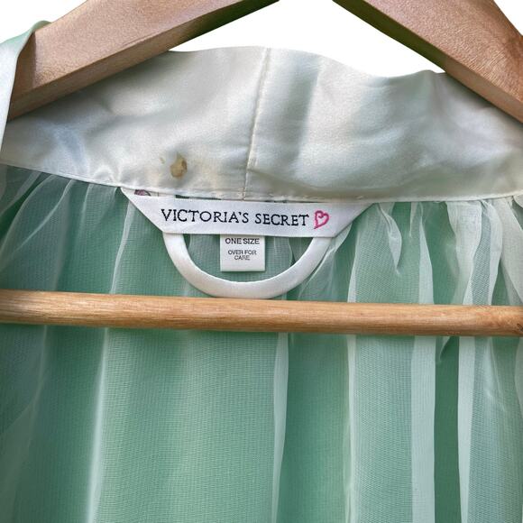 Victoria’s Secret Sheer White Chiffon Kimono Robe Bridal Romantic Feminine 0S - Picture 6 of 6